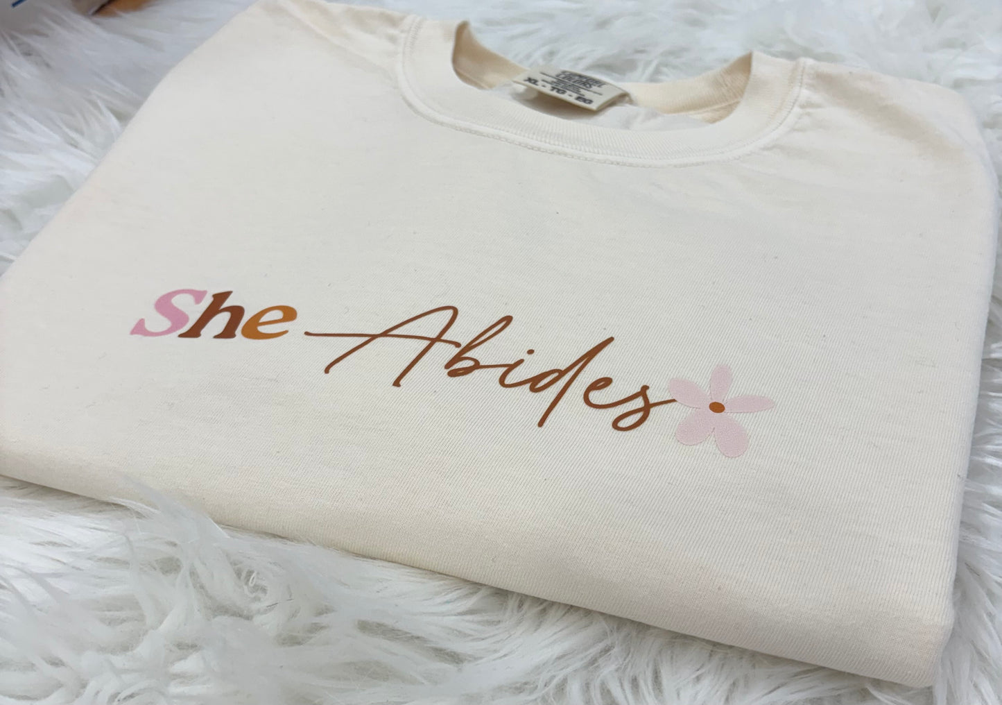 She Abides t-shirt